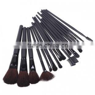 New Arrival Black case 18pcs/set professional make up brush set
