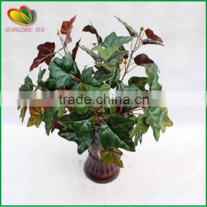 cheap wholesale artificial green leaves plastic artificial green leaves for artificial green wall