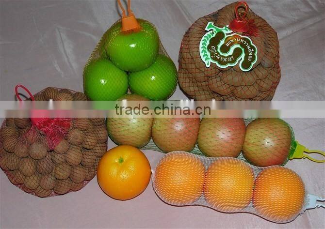 Plastic little mesh bag for vegetable and fruit