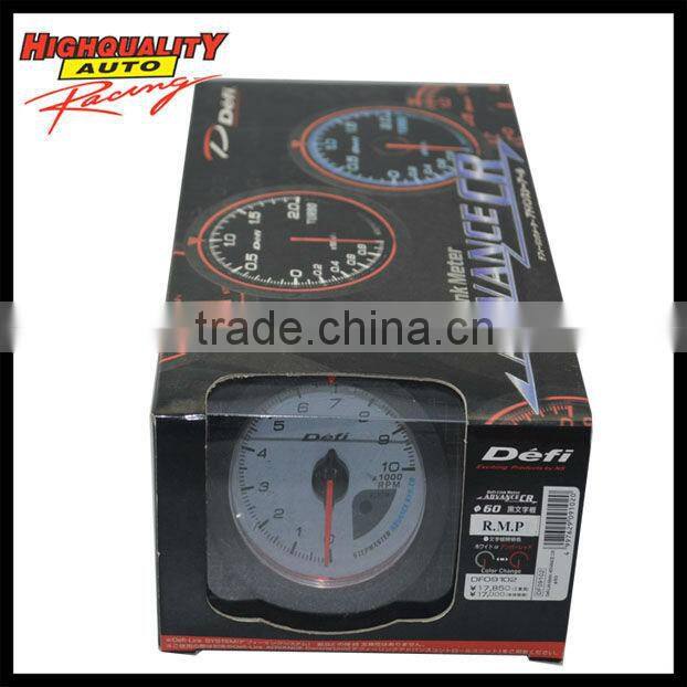 High Quality Car White RMP Gauge