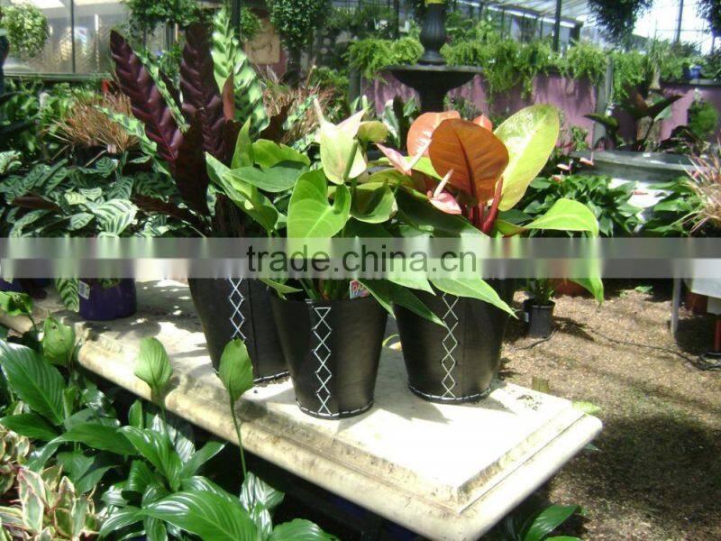 Garden pots planter made from recycled tire