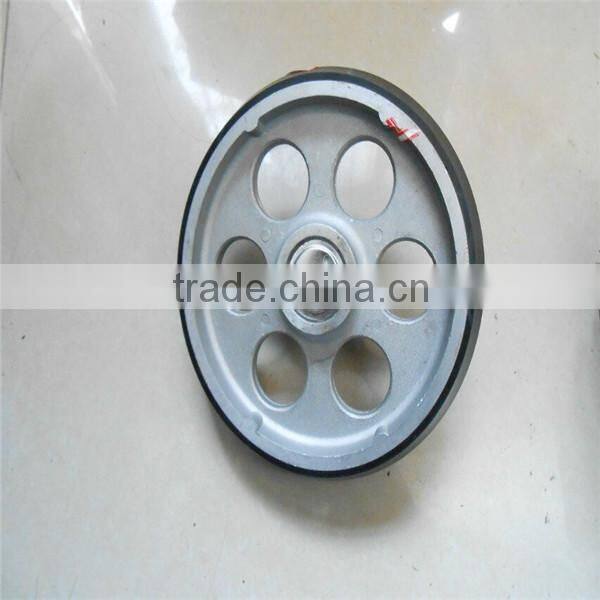 Guide wheel pattern paint roller blind fabric