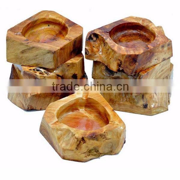 Creative Features wood ashtray hot selling fir root ashtray