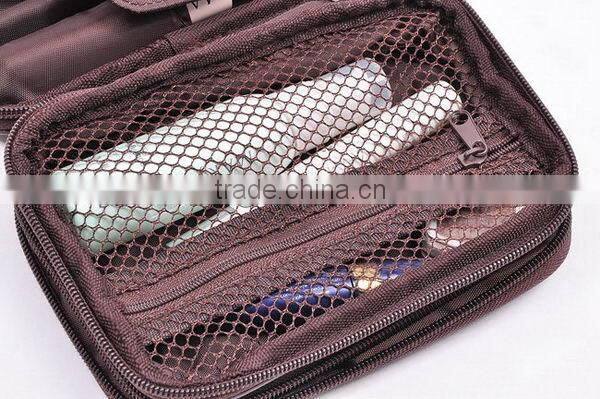 Best quality cheapest cosmetics bag with brush set