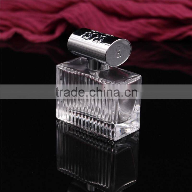 2016 new design 50ml hot sale glass spray perfume bottles