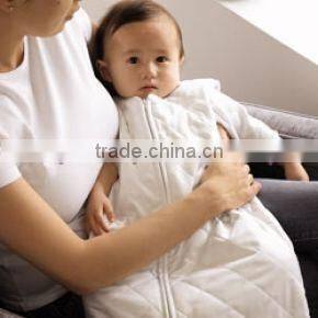 cotton baby sleeping bag with silk and spray