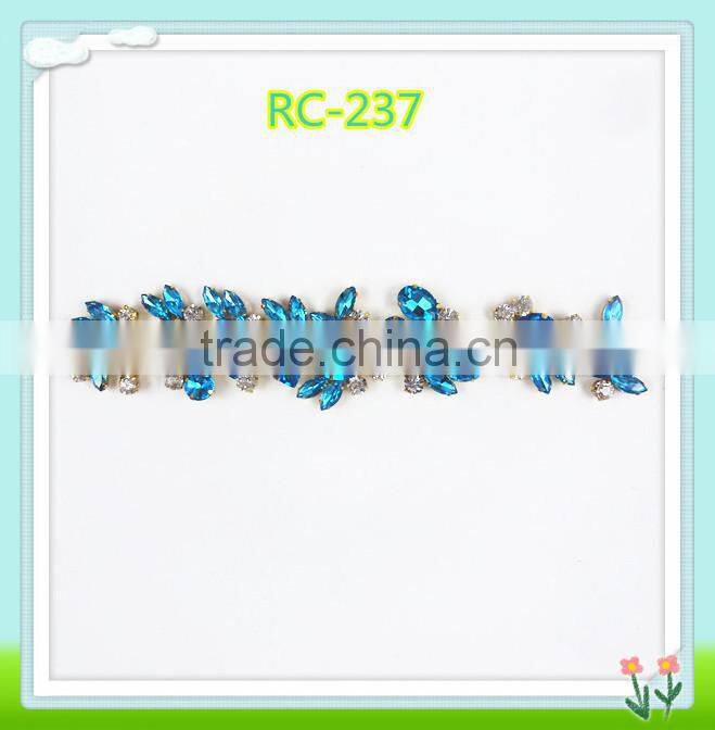 2015 Fashion new crystal chain for dress