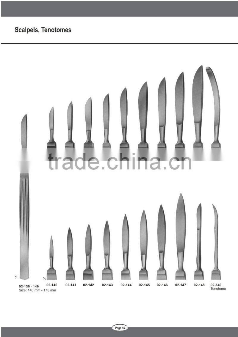 Surgical Surgical Scalpels Tenotomes Knife Medical Instruments Stainless Steel High Quality