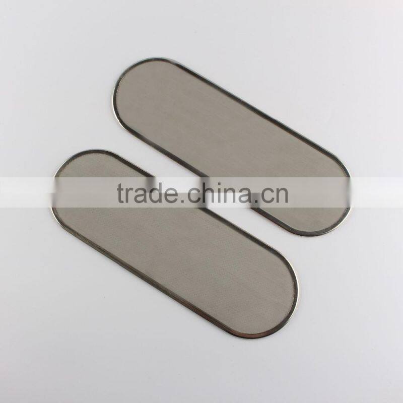 Mesh filter SUS304 4 layers mesh nets with cooper boarder coated Ni