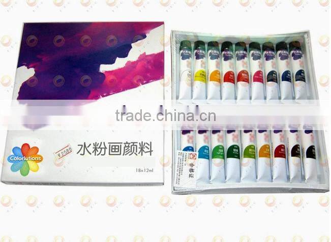 75ml tube packed OEM made artist non-toxic acrylic paint