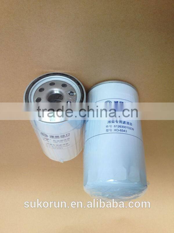 oil filter 612630010239 of Weichai for Euro III
