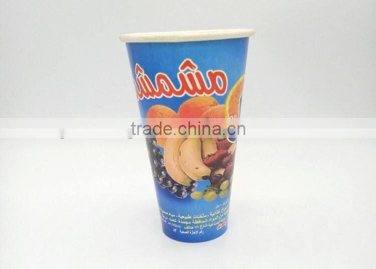Logo Printed Disposable PE Coated Paper Frozen Yogurt Bowl