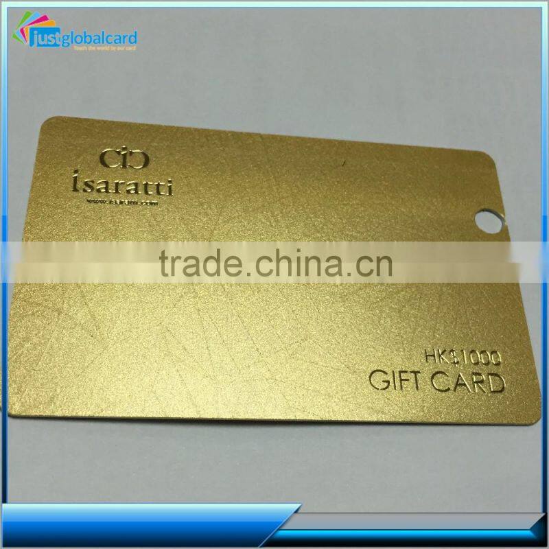 Customized Factory price gold business card with fancy design