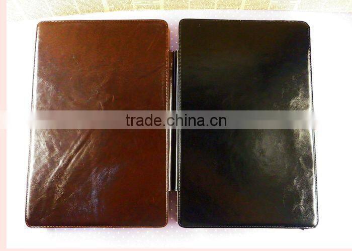 Luxury PU leather laptop protector case for lenovo PC case for notebook computer cover wholesale