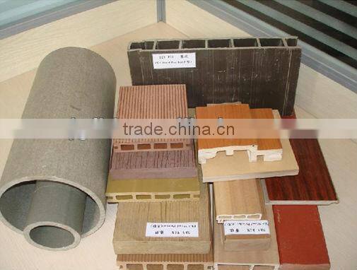 outdoor wpc tile wood and plastic composition extruder machine