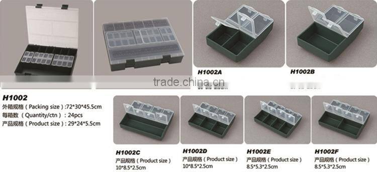 H1002 29*24*5.5CM Carp Fishing Box Plastic Box