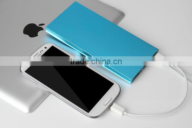 best selling products for christmas decoration gift aluminium case 8000mah mobile power bank