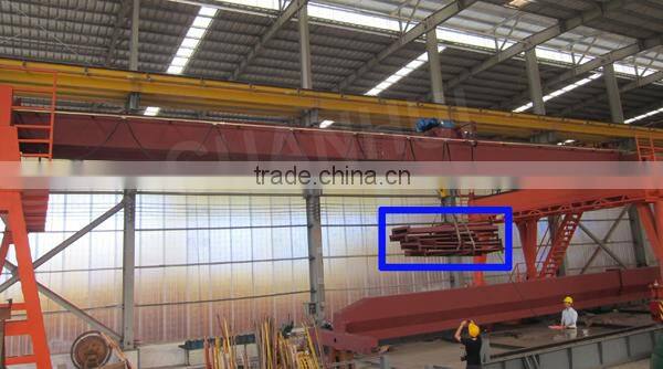 electric double girder clamshell bucket crane