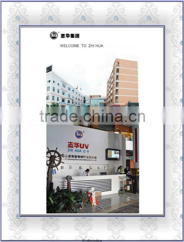 ZHI HUA LCC wooden MDF panel for furniture material