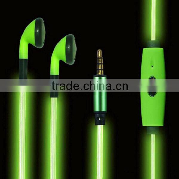 Yabta Visible Flashing EL Lighting Earbuds for Iphone
