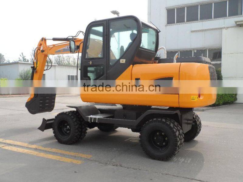 excavator machine with spare parts,new wheel excavator