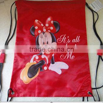 210D Polyester Children Animal Drawstring Bag