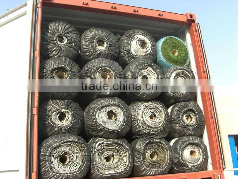 yellow color artifcial grass for school kindergarden playground