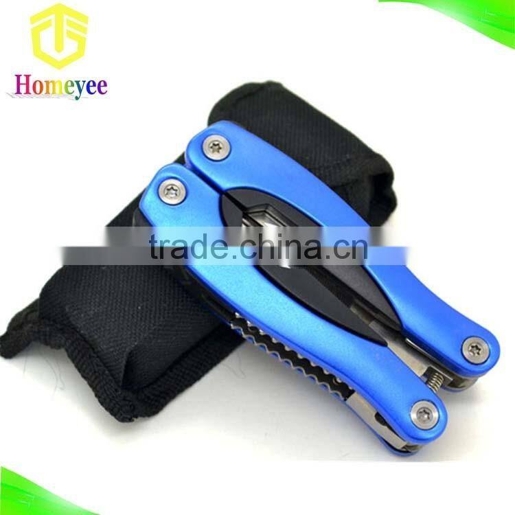 Survival pocket foldable plier with aluminum handle for promotion gift