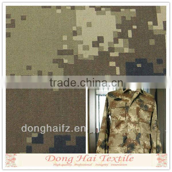 cotton polyester camo upholstery fabric