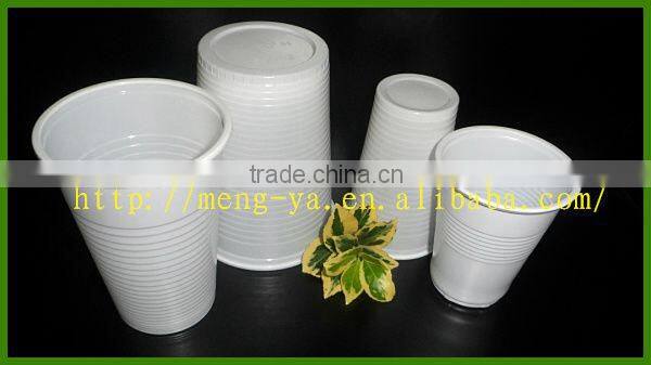 disposable eco-friendly white plastic beverage cup