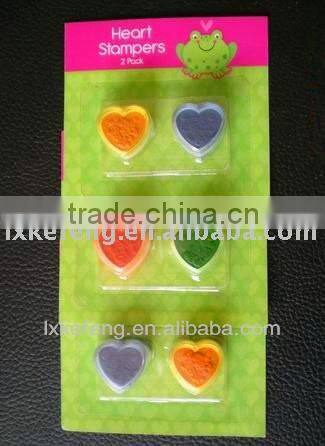 valentine self-inking stamp with handle