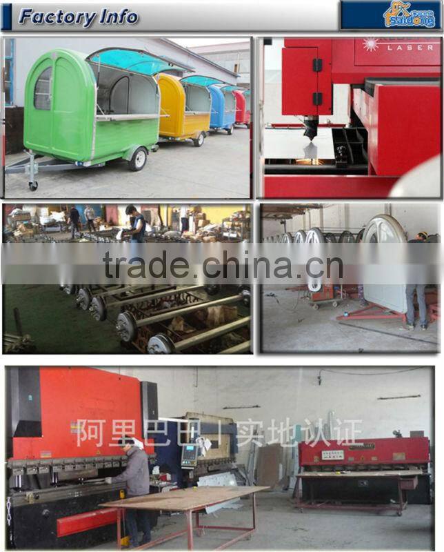 Latest Multi-function Mobile Coffee vending trailer-Food Grill Trailer for sale