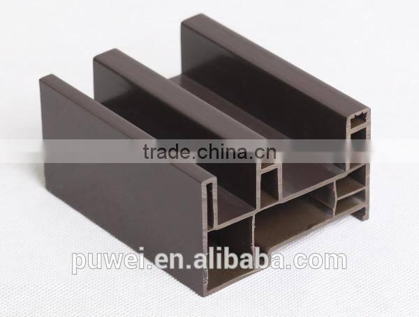 60 white pvc profile for window and doors