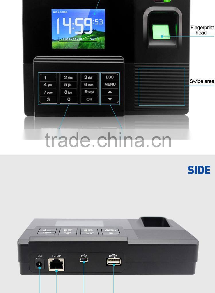 Fingerprint capacity: 1500 finger print sensor OC051-6