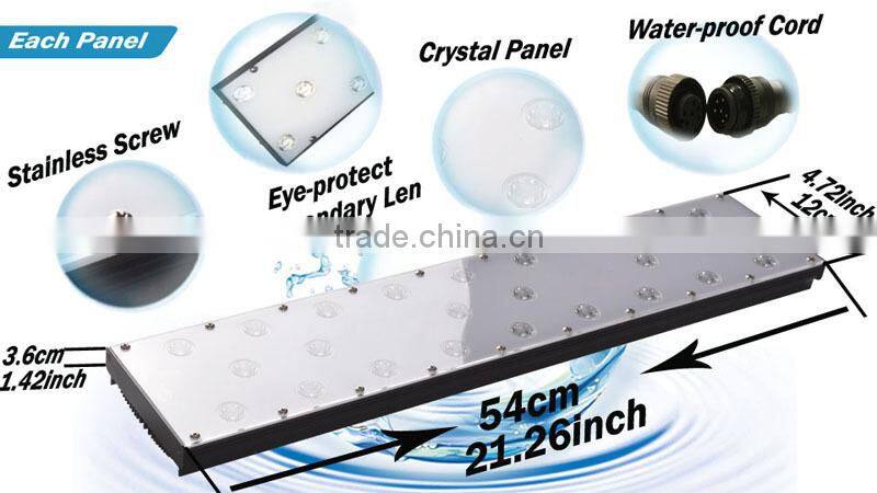 240cm/96inch/240w DSunY freshwater light 6ft programmable led aquarium light with sunset/sunrise