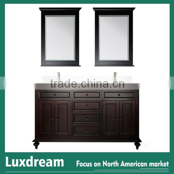 Traditional 24" floor bathroom vanity for North America market