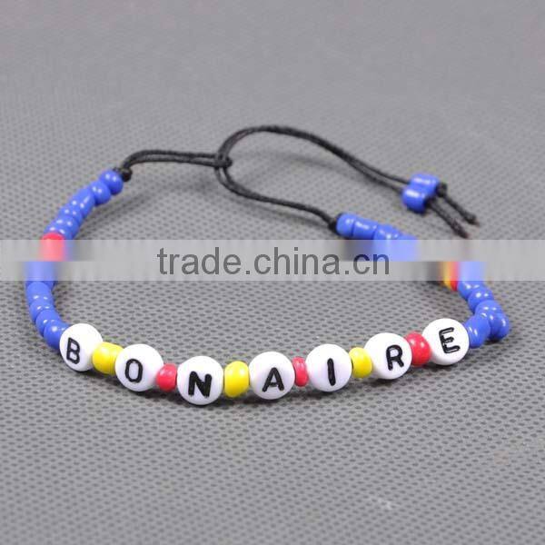 2014 new bracelets woven bead bracelets