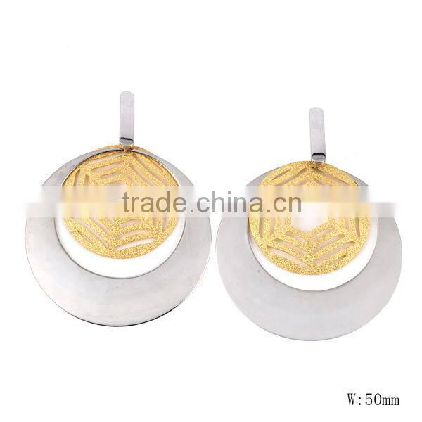 SRE0018 Most Popular Products Round Earrings Spider Webs Shape Drop Earrings Stainless Steel Earrings