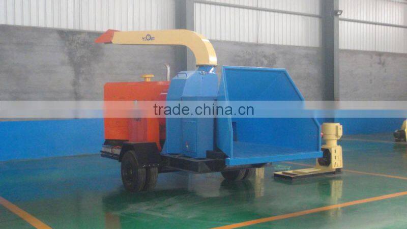 Field Moveable Diesel Engine Wood Chipper No Tractor with CE Certificate