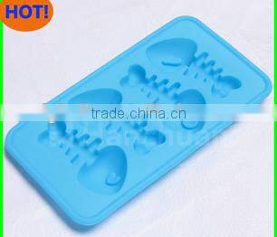 Hot Selling Black Mustache Silicone Ice Mold