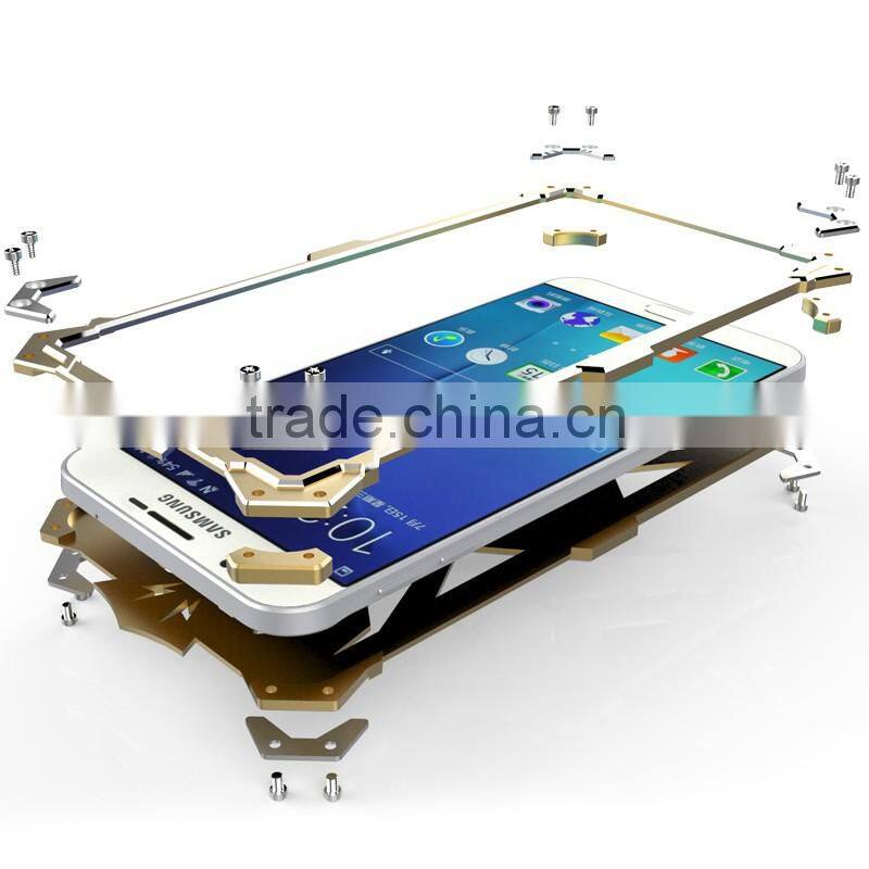 Aluminum METAL case for SAMSUNG GALAXY C7 FULL BODY PROTECT HOUSING ALUMINUM CASE protective SHOCK PROOF SM THOR THE FLASH CASE