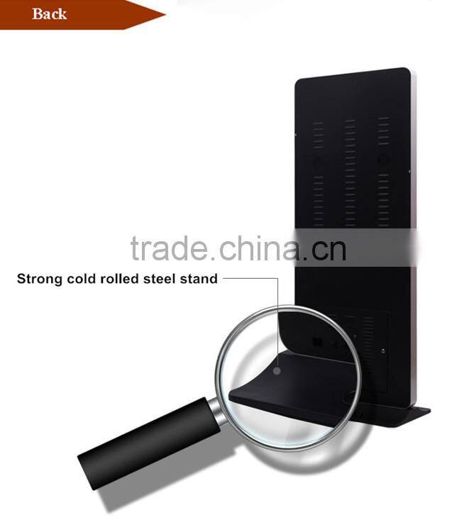 Smart floor stand HD wifi internet 42 inch advertising LCD loop advertising signage equipment