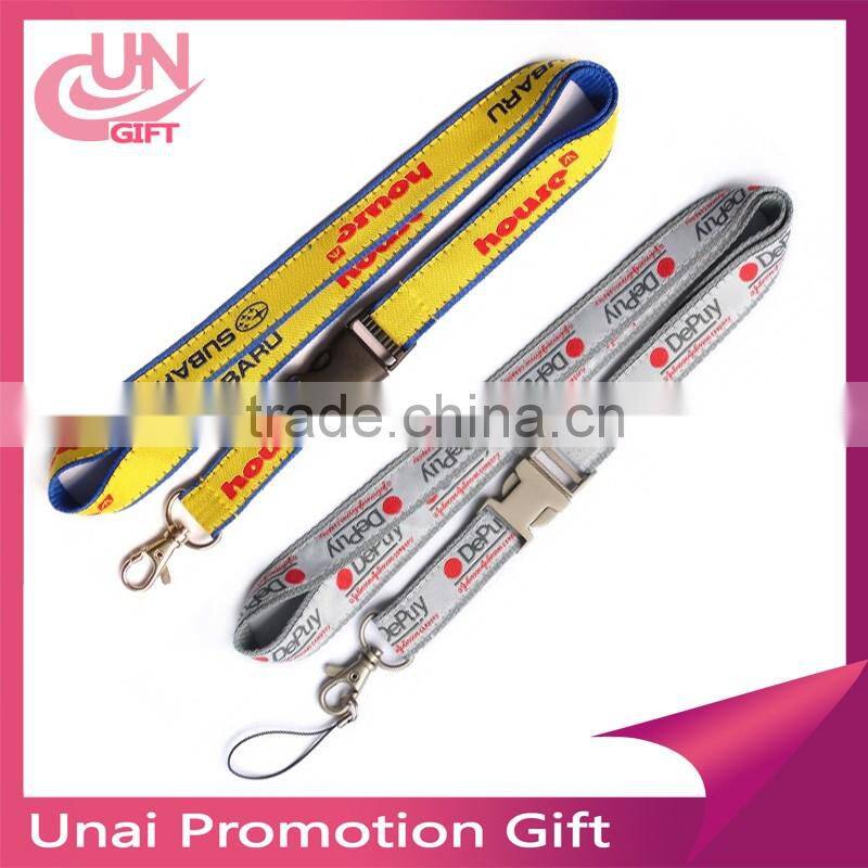 Car logo lanyard high quality jacquard weaving lanyard NO MOQ