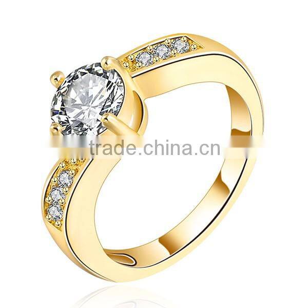 Wholesale Copper Material Platinum Plated Ring 2016