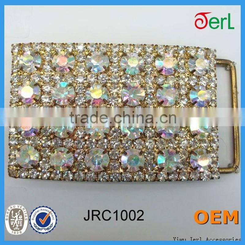 Fashion Crystal Dress Belt Buckle for Sales