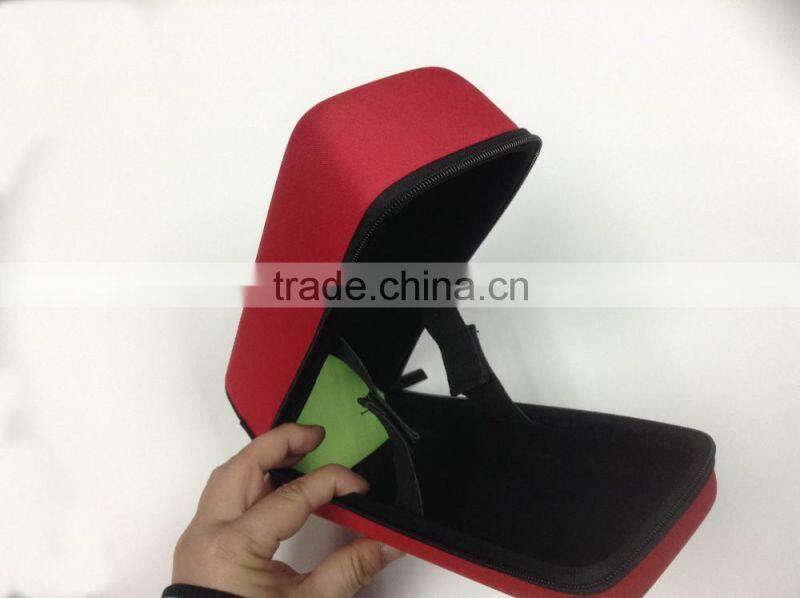 GC---Providing low cost red fabric unique design new eva carrying wine bag