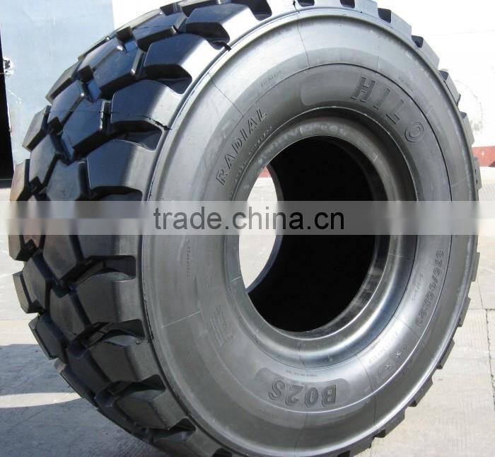 China HILO Brand All Steel Radial OTR Tyre L3/E3 600/65R25 Tire