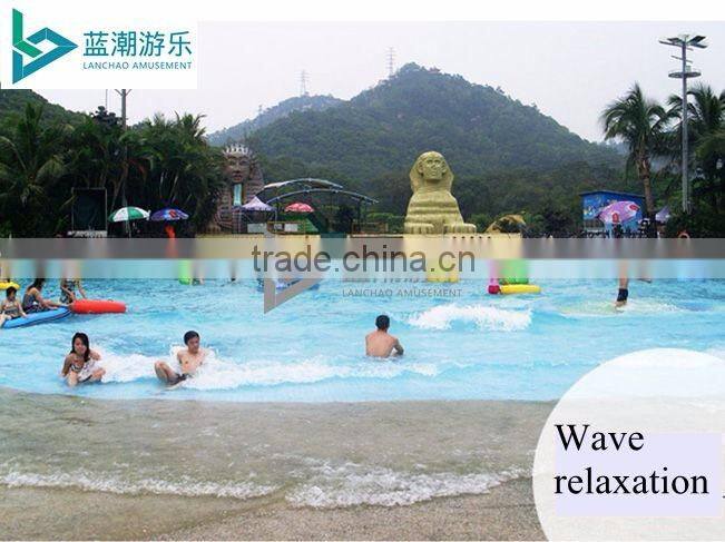 Exciting swimming pool tsunami wave pool machine water park