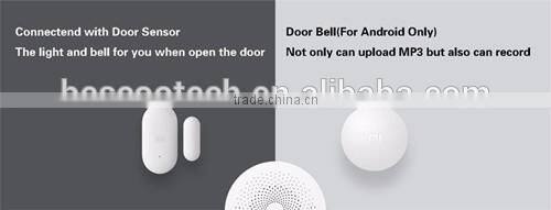 100% New Original Xiaomi Intelligent Web Wifi Radio and Ringbell Smart Gateway Smart Home Automatic for Mi Home Suite