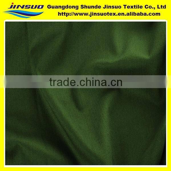 cotton polyester viscose spandex denim fabric Dyed green 10oz